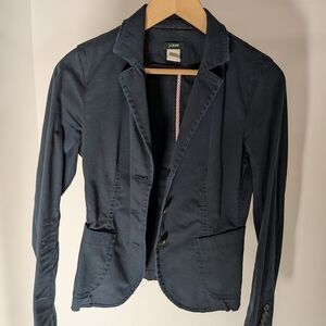 J. Crew Women's Dark Blue Blazer